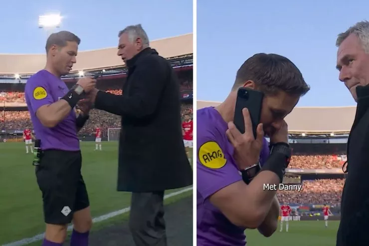 Kubok finalında görünməmiş hadisə:  Hakim telefona cavab vermək üçün oyunu dayandırdı 