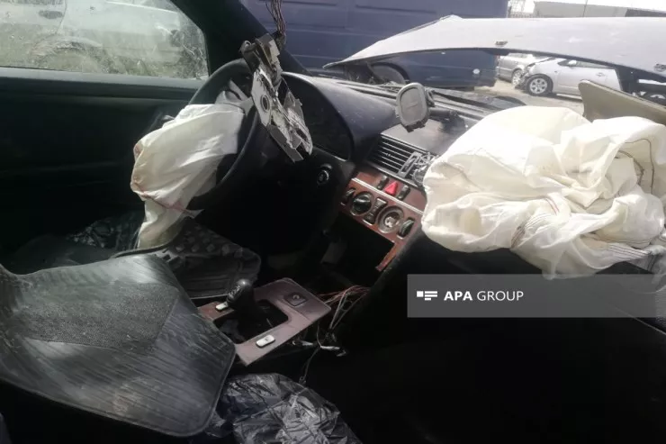 Cəlilabadda imtahandan qayıdan şagirdlər qəzaya düşdü