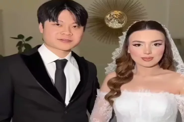 Çinli bəy azərbaycanlı qızla evləndi - Dinini və adını dəyişdirdi -VİDEO 