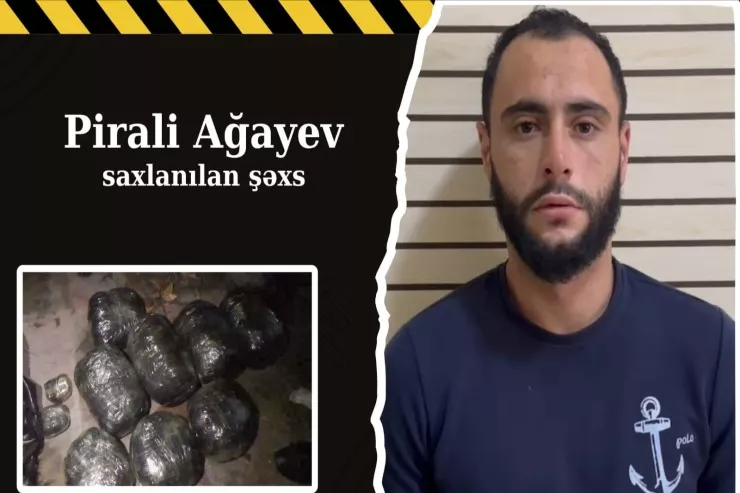 14 kilo narkotiki  Bakıya satmağa gətirirdi, tutuldu - VİDEO 