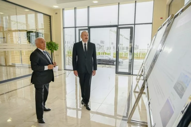 Prezident “Yeni Səngəçal”  yarımstansiyasının açılışında