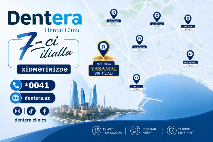 Azərbaycanın "Milli Stomatologiya Brendi": "Dentera" Yasamal VIP filialını açdı
