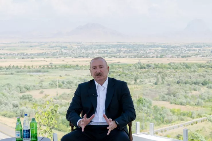 Prezident:  Horadiz–Ağbənd avtomobil yolu demək olar hazırdır