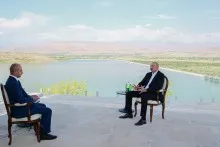 İlham Əliyev Naxçıvanda AzTV-yə müsahibə verdi 