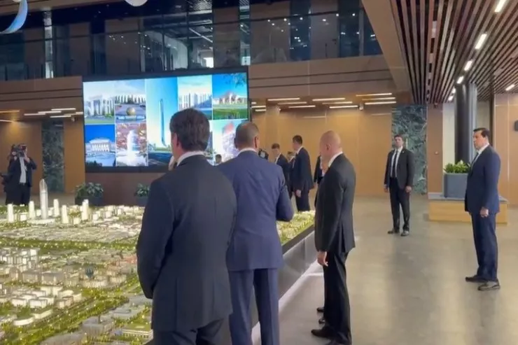 Prezident İlham Əliyevə “Yeni Daşkənd” layihəsinin təqdimatı keçirildi - VİDEO 