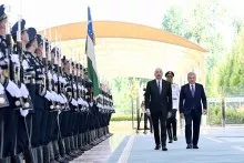 Prezident İlham Əliyev Daşkənddə belə qarşılandı - VİDEO  + FOTOLENT 