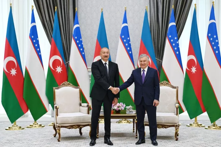 Azərbaycan Prezidentinin dövlət səfəri Özbəkistan mediasında 
