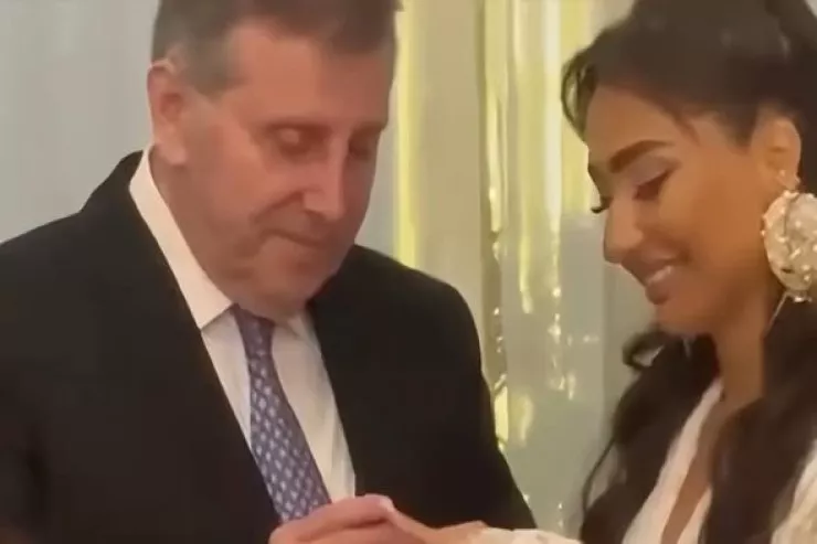 Azərbaycanda GENERAL  özünə toy etdi, 35 yaş kiçik qızla evləndi -VİDEO 