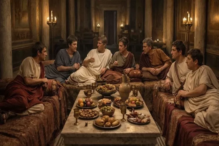 Romalıların niyə uzanıb yediyini  bilirdiniz? - Sərvət və güc 