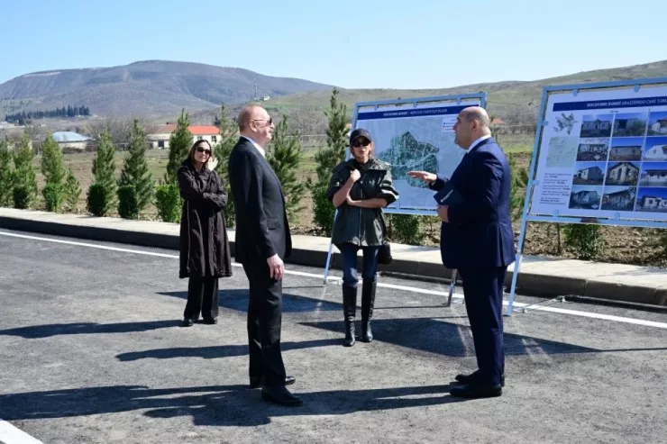 Prezident İlham Əliyev Xocavənd kəndində -FOTOLENT 