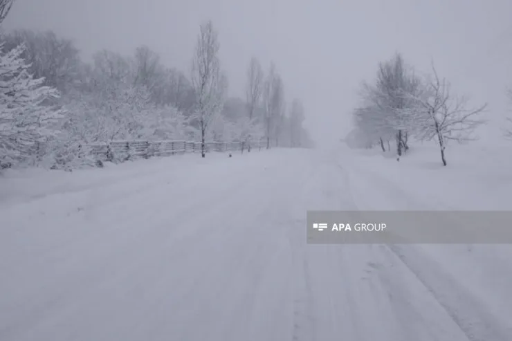 Bu bölgəyə 30 sm qar  yağdı
