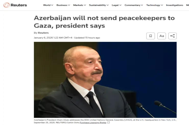 Prezidentin yerli televiziya kanallarına müsahibəsi dünya mediasının  diqqət mərkəzindədir