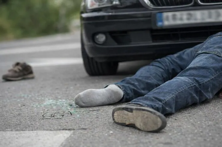 Goranboyda maşın piyadanı vurub öldürdü 