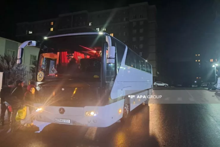 Xankəndi şəhərinə ilk köç karvanı  yola salındı