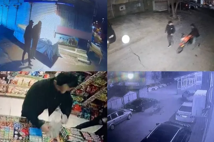 Bakıda oğrular kameralara düşdü - GÖRÜNTÜLƏR 