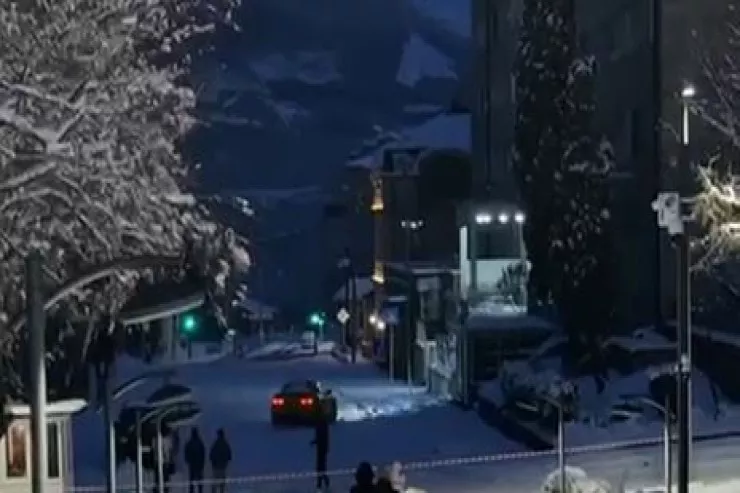 Xankəndidə "Camaro" ilə buzun üstündə "drift" edən  həbs olundu - VİDEO 