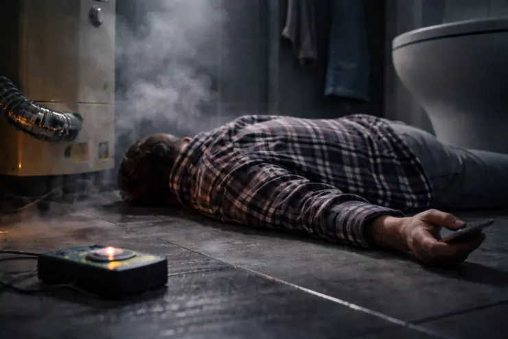 Şirvanda kişi qazdan  zəhərlənib ÖLDÜ 