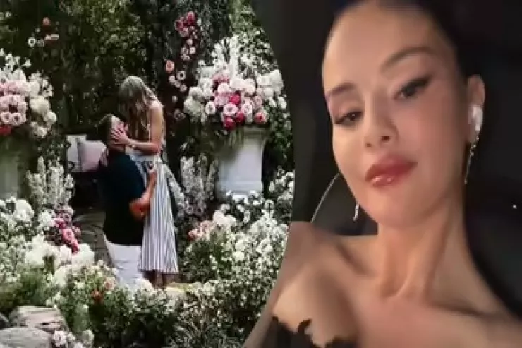 Selena Gomez  toylara gedir -VİDEO 