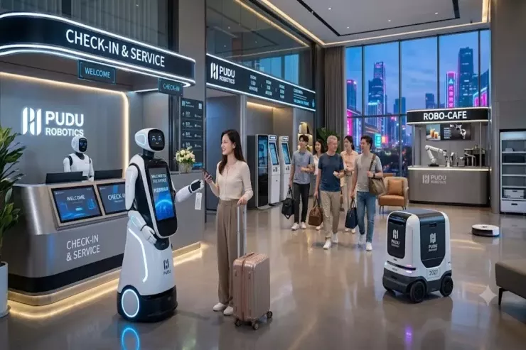 Bu otelin işçiləri  olmayacaq - Hər şeyi robotlar  idarə edəcək