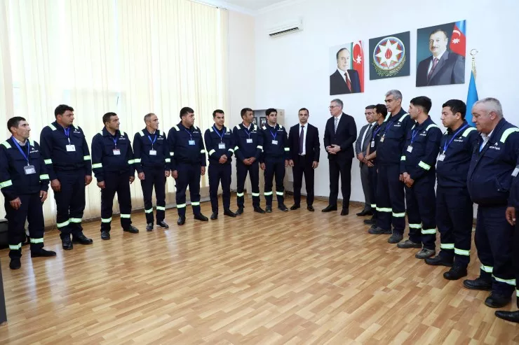 Ağsu Regional Qaz idarəsinin əməkdaşları təltif edildi 