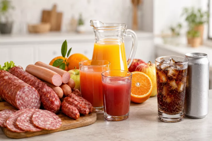 Kolbasa, meyvə şirələri  və kola - Bunlar hansı orqanların DÜŞMƏNİDİR? 