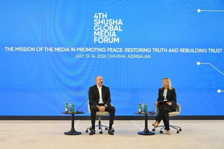 İlham Əliyev  Şuşa Qlobal Media Forumunun keçirilməsinin məqsədindən danışdı