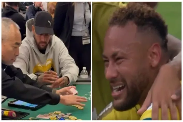Dünya çempionatından ağlayıb  getmişdi... Neymar Las-Veqasda qumar oynadı 