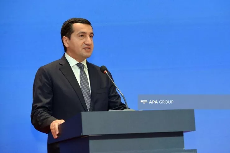 Azərbaycan Respublikası Prezidentinin köməkçisi – Prezident Administrasiyasının Xarici siyasət məsələləri şöbəsinin müdiri Hikmət Hacıyev