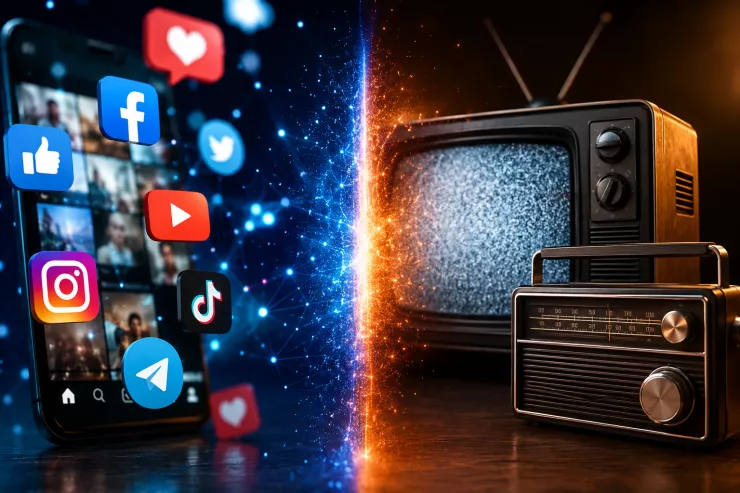 Sosial şəbəkələr televiziya və radionu geridə qoyurmu? – ARAŞDIRMA 