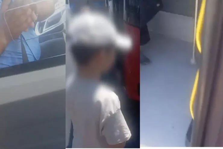 Bakıda avtobus sürücüsü ananı düşürdü  - Xəstə uşağına görə -VİDEO 