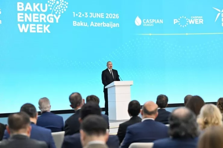 İlham Əliyev Bakı 31-ci “Baku Energy Forum”un rəsmi açılışında 