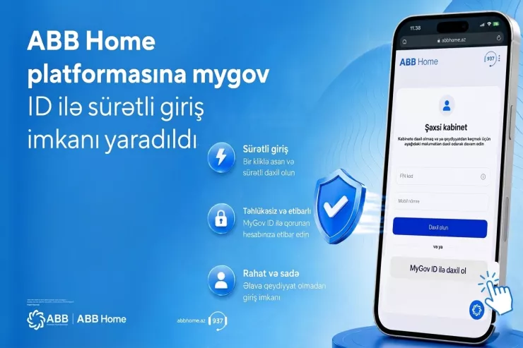 ABB Home platformasına Mygov ID ilə daha sürətli giriş imkanı