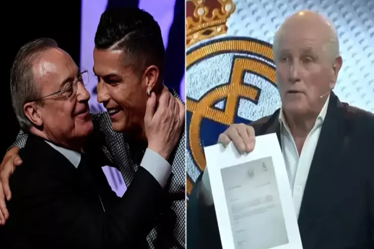 "Real"ın keçmiş prezidentindən  Peresə Ronaldonun transferi ilə bağlı  yalan danışmaq   İTTİHAMI