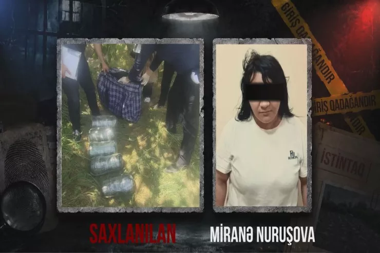 Bərdədə narkotacir qadın saxlanıldı   - VİDEO 