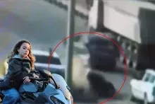 Fərhad Mehdiyevin qızının öldüyü qəzanın ANBAAN VİDEOSU 