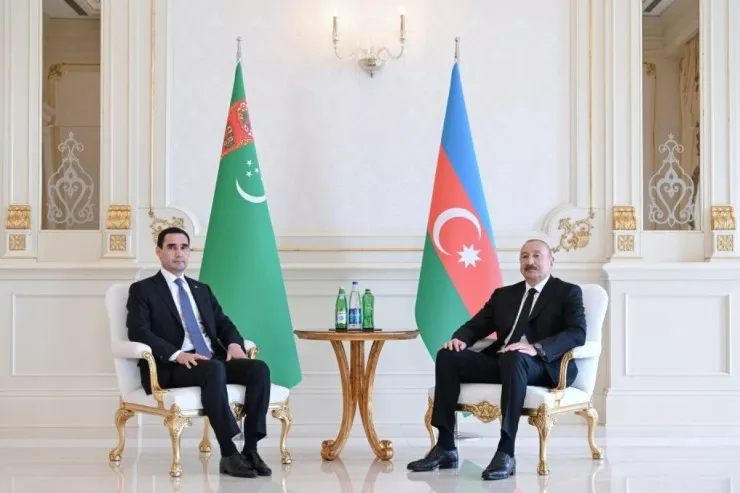 İlham Əliyevin Sərdar Berdiməhəmmədovla təkbətək görüşü olub