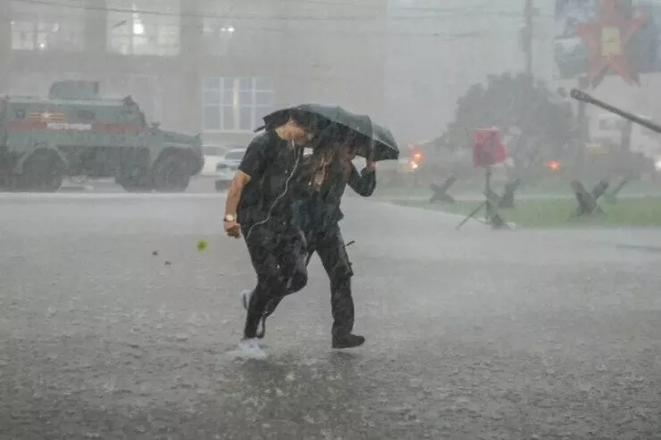 Sabah Bakıya intensiv yağış  yağacaq - hava PROQNOZU 