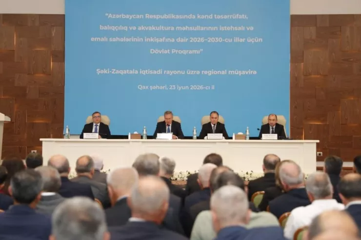 Qaxda regional müşavirə  keçirildi