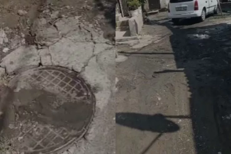Axşamkı yağışdan sonra çirkab sular  Biləcərini basdı - VİDEO 