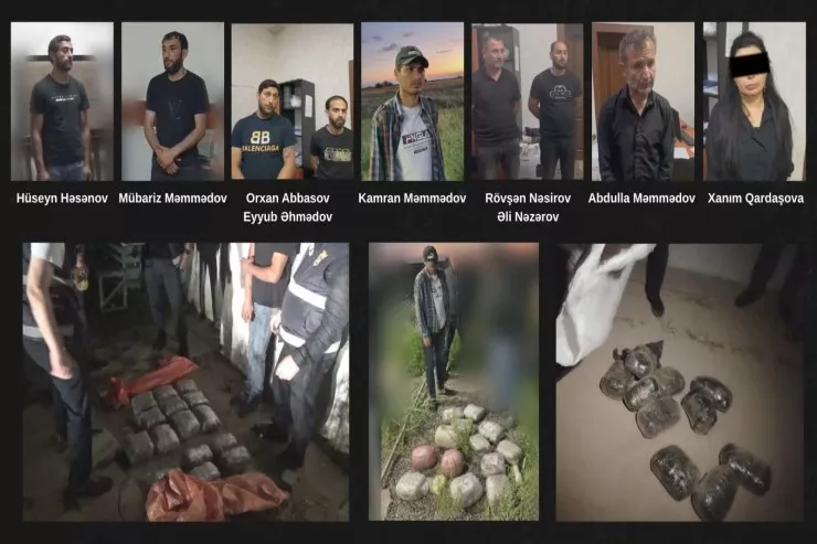9 nəfər 46 kilo narkotiklə tutuldu - VİDEO 