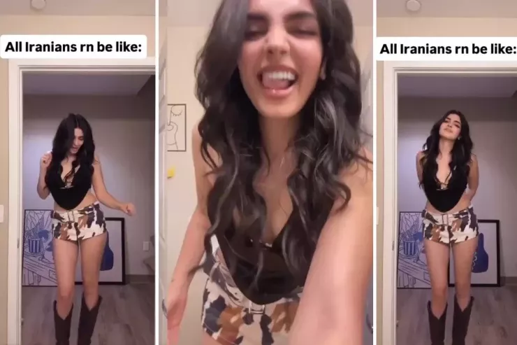 İranlı qızlar Xameneinin ölümündən sonra "Tramp rəqsi"  trendinə başladılar - VİDEO 