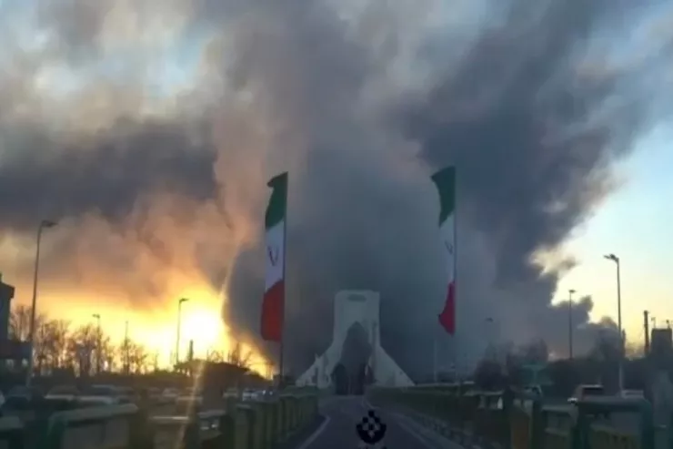 Bu gün Tehran cəhənnəmi xatırladırdı - İran paytaxtından TƏSİRLİ VİDEO 