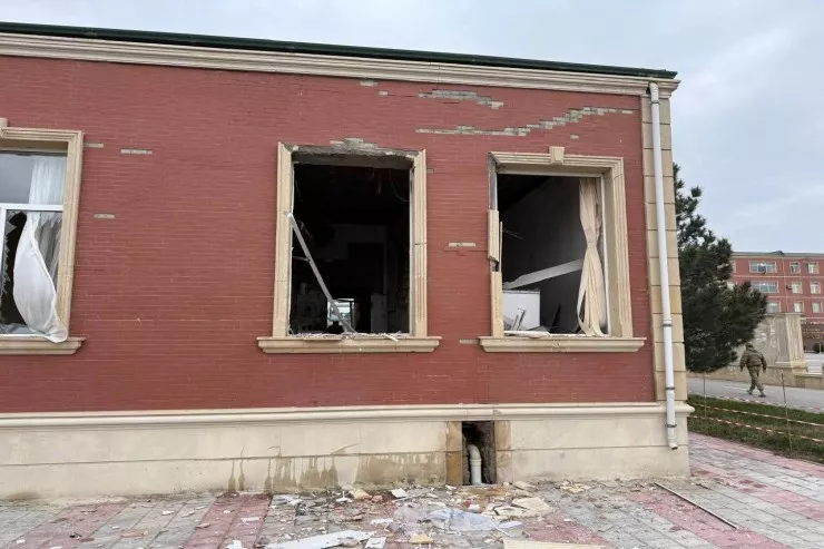 İran dronlarının Naxçıvanda törətdiyi dağıntılar - FOTOLENT 