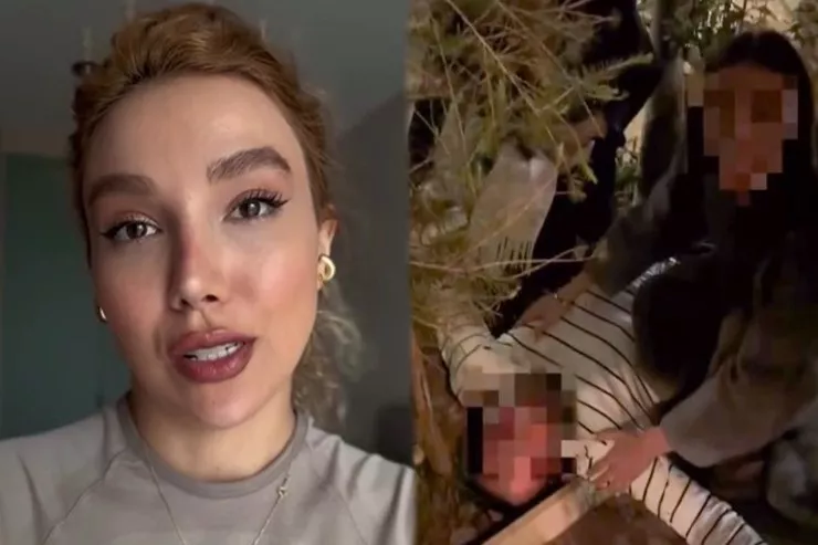 Bakıda restoranda DAVA:  aktrisanın dostu döyüldü - VİDEO 