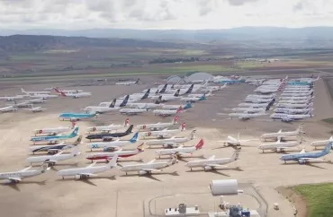 İrandakı müharibə səbəbindən bu hava limanı  təyyarələr üçün nəhəng  "dayanacaq"   oldu