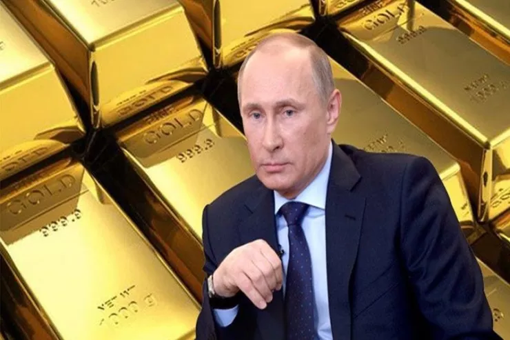 Putin Rusiyadan qızıl külçələrin ixracını qadağan etdi 