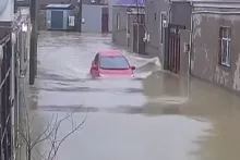 Yağışda sürülən avtomobillərin AQİBƏTİ   - Təmiri 10 min manat