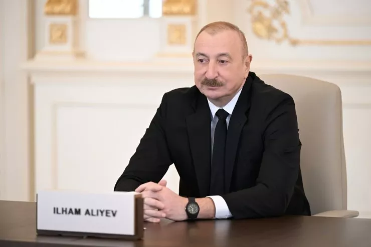 İlham Əliyev İrəvandakı sammitdə videobağlantı formatında çıxış etdi - VİDEO 