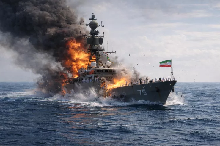 ABŞ İran tankerini atəşə tutdu 