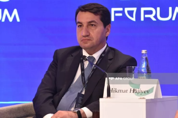 Azərbaycan Prezidentinin köməkçisi - Prezident Administrasiyasının Xarici siyasət məsələləri şöbəsinin müdiri Hikmət Hacıyev